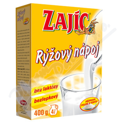 Zajíc nápoj rýžový 400g krab.