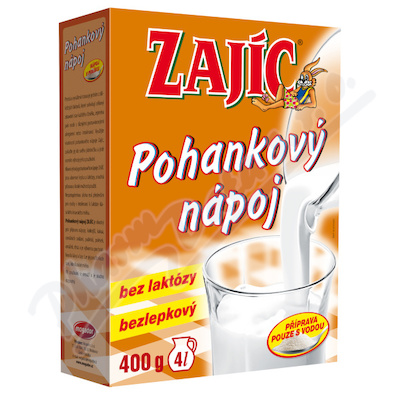 Zajíc nápoj pohankový 400g krab.