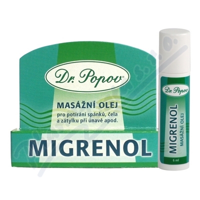 Dr.Popov Migrenol roll-on mas. olej 6ml