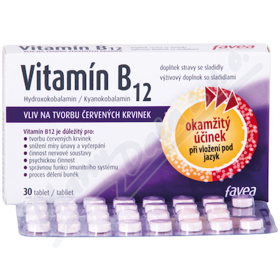 FAVEA Vitamín B12 tbl.30