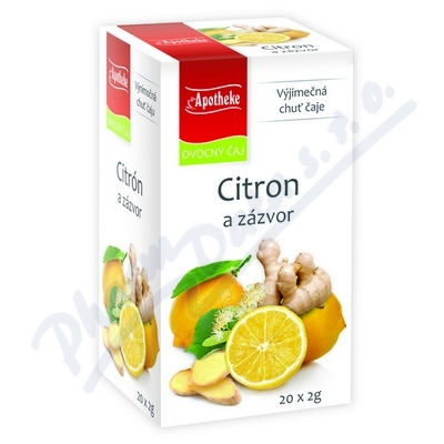 Čaj Citron+zázvor+lípa 20x2g Apotheke