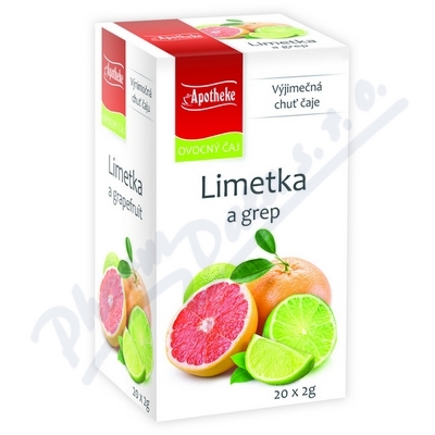 Čaj Limetka a grep 20x2g APOTHEKE