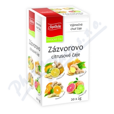 Čaj Zázvor. citrus. 4v1 20 n.s.APOTHEKE