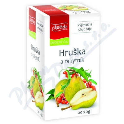 Čaj Hruška a rakytník 20x2g APOTHEKE