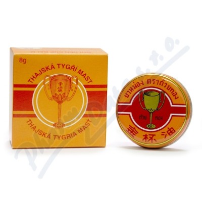 Thajská tygří mast Golden Cup balm 8g