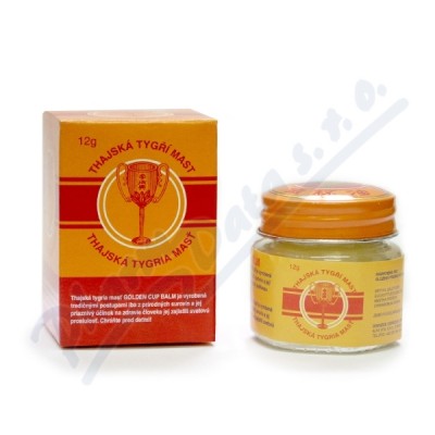 Thajská tygří mast Golden Cup balm 12g