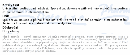 Hansaplast náplast voděodol.universal 10ks