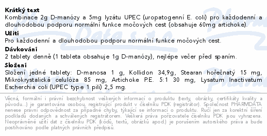 Blokurima URO+ tbl.180