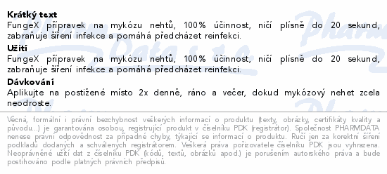 FungeX přípravek na mykózu nehtů 5ml