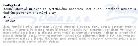 PROTEXIS MICRO LATEX 200párů velikost 6.0