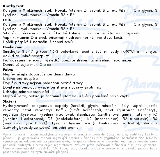 Vital Proteins Active Complex Collagen citron 357g