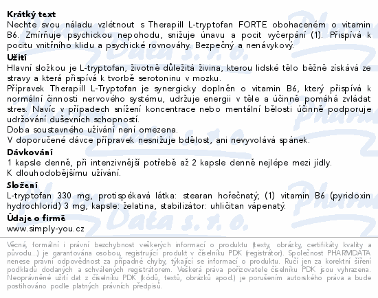 Therapill L-Tryptofan FORTE cps.60