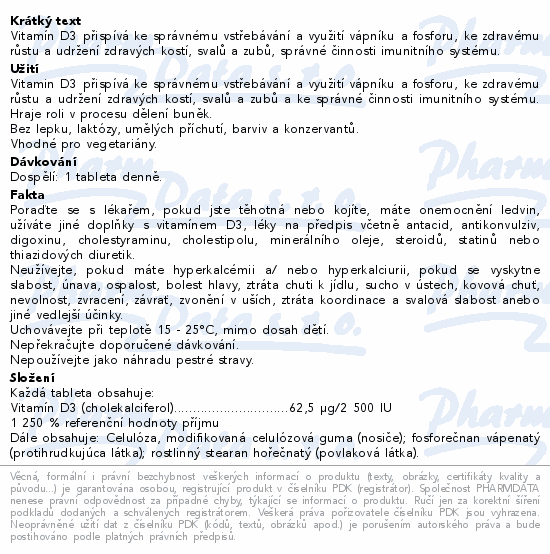 JAMIESON D3 2500IU tbl.180