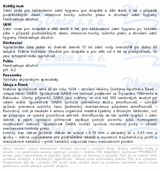 MERIDOL ústní voda 400ml