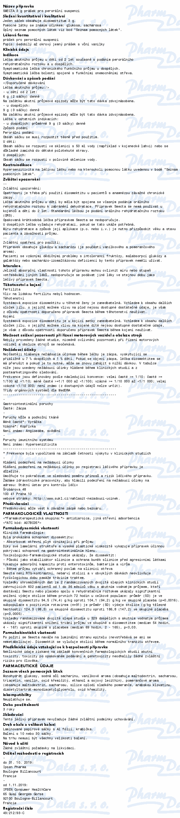 Smecta 3g por.plv.sus.30