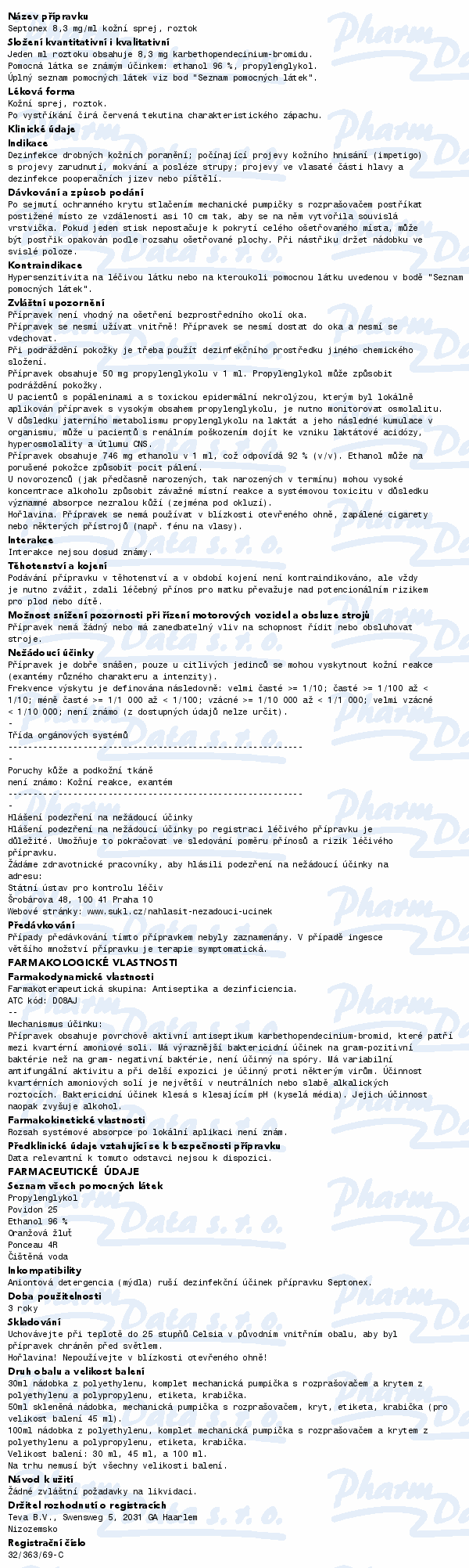 Septonex drm.spr.sol.1x45ml